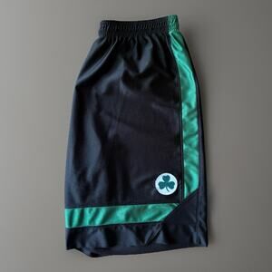 Vintage Boston Celtics Shorts XL Black Y2K Nike NBA Basketball Bird Tatum